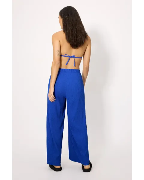 Pantalón Playa Azul Eléctrico Ysabel Mora | Aberturas Laterales