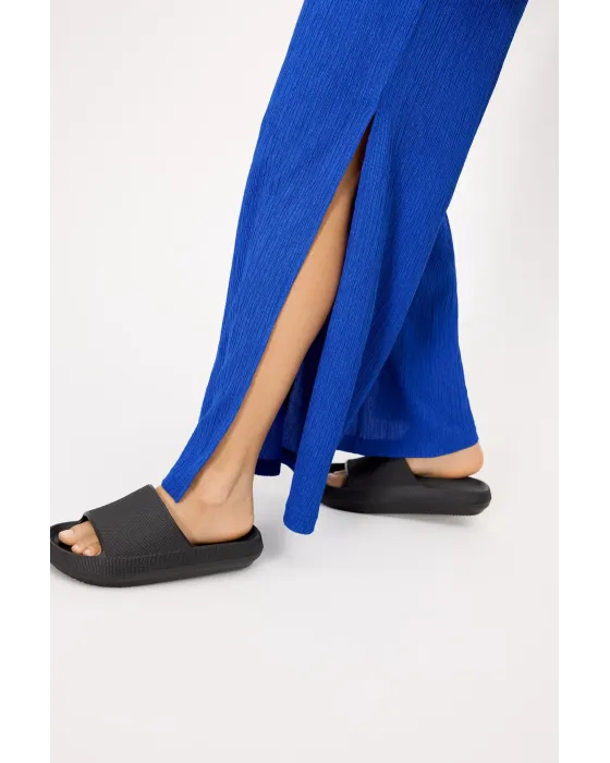 Pantalón Playa Azul Eléctrico Ysabel Mora | Aberturas Laterales
