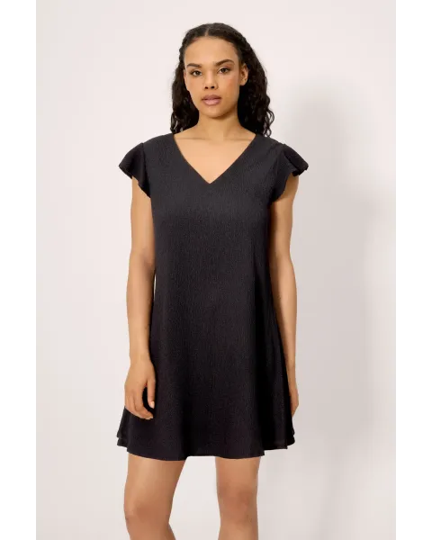 Vestido Corto Negro Ysabel Mora | Ligero con Detalles Manga