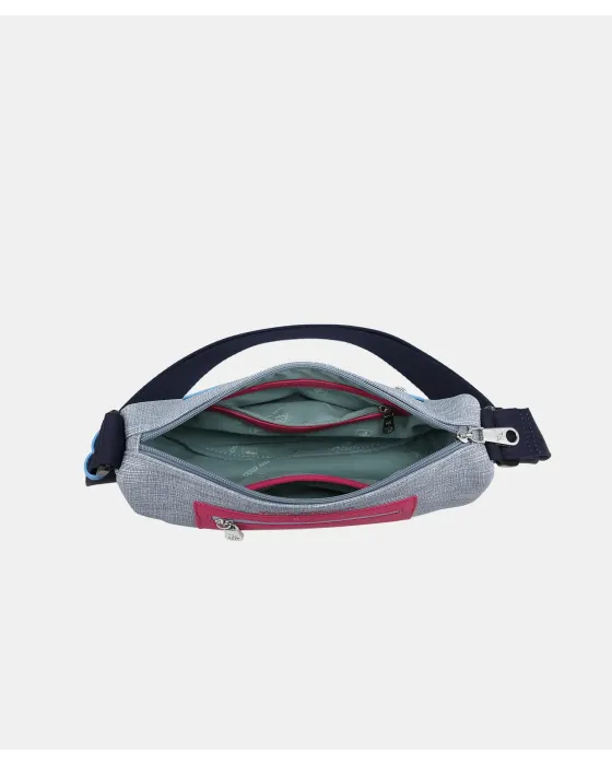 Bandolera Pepe Moll Adelaida Navy | Bolso Compacto Organizado