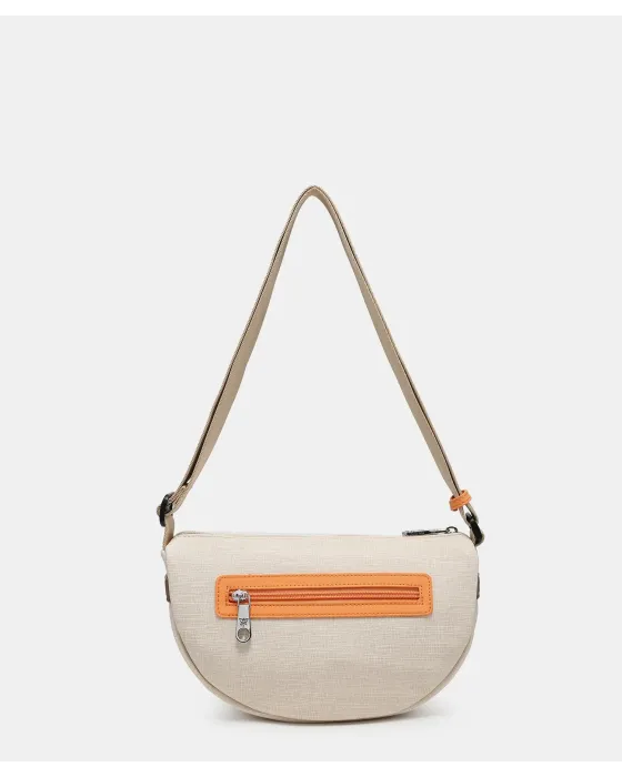 Bandolera Pepe Moll Adelaida Natural | Bolso Ligero Organizado 2