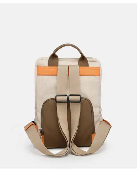 Mochila Pepe Moll Adelaida Natural | Mochila Ligera Mujer