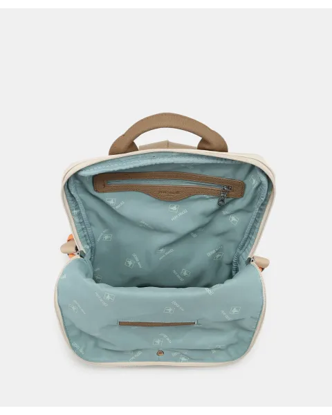 Mochila Pepe Moll Adelaida Natural | Mochila Ligera Mujer