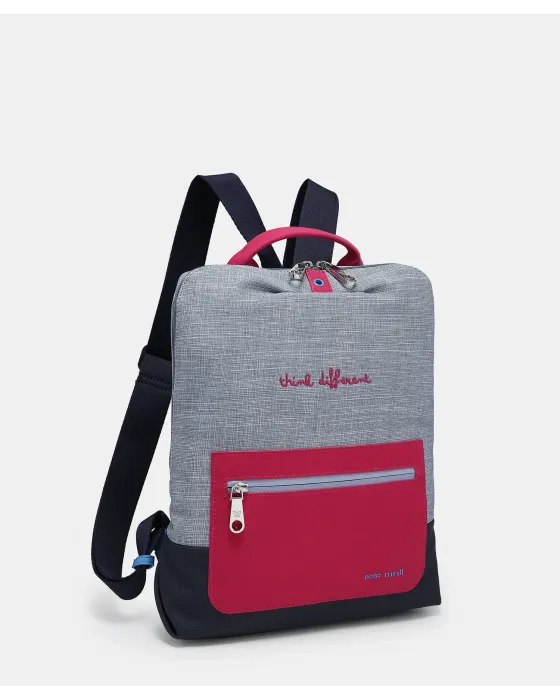 Mochila Pepe Moll Adelaida Navy | Mochila Azul Marino Mujer