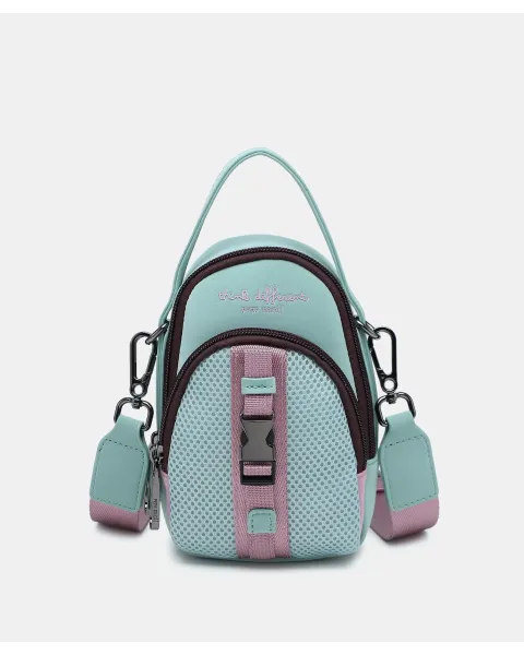 Bolso Portamóvil Pepe Moll Hayler Aqua | Mini Bandolera