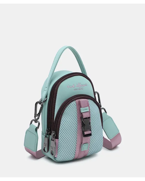 Bolso Portamóvil Pepe Moll Hayler Aqua | Mini Bandolera