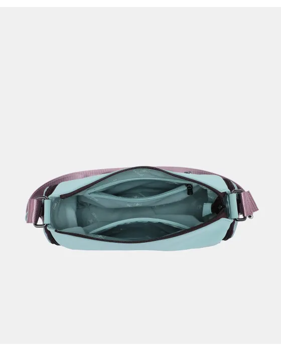 Bandolera Pepe Moll Hayler Aqua | Bolso Multibolsillos Ligero