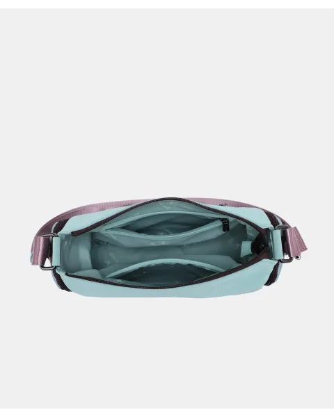 Bandolera Pepe Moll Hayler Aqua | Bolso Multibolsillos Ligero