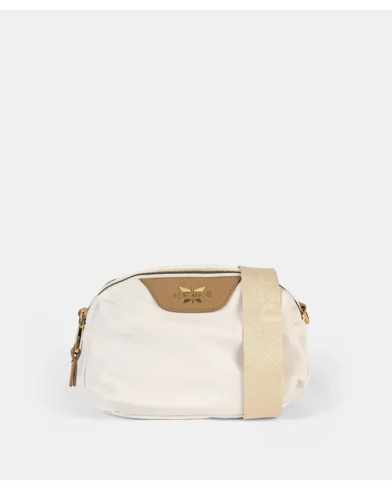 Bandolera Pepe Moll Leila White | Bolso Doble Compartimento