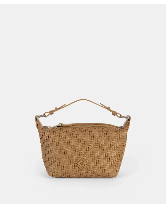 Bolso Trenzado Pepe Moll Katie Sand | Bolso de Hombro Pequeño