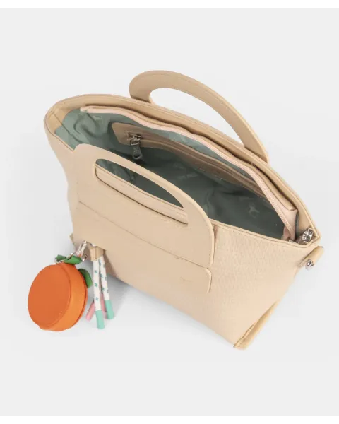 Bolso de Mano Pepe Moll Janet Sand | Bandolera Arena Elegante