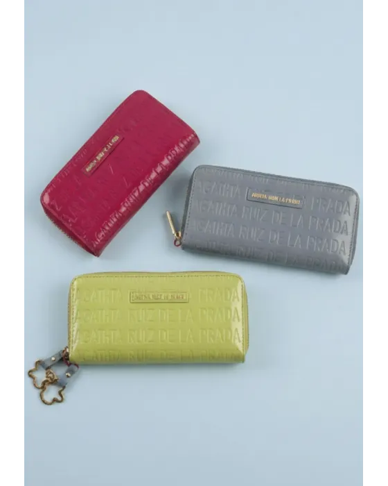 Billetero Charol Agatha Ruiz de la Prada | Cartera Grande Monograma