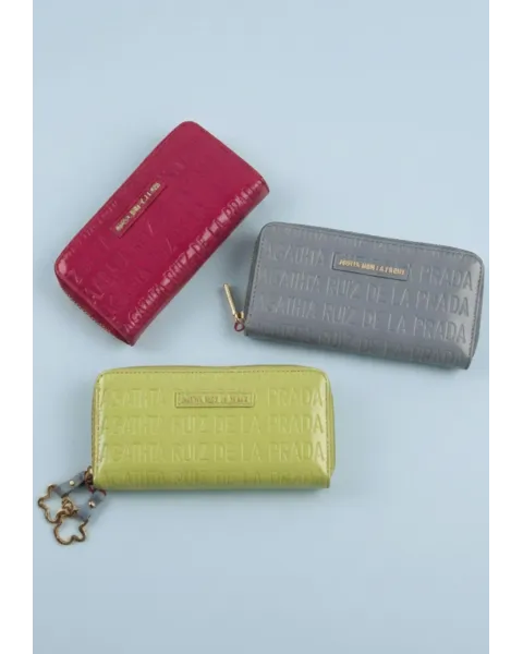 Billetero Charol Agatha Ruiz de la Prada | Cartera Grande Monograma