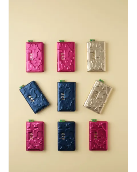 Cartera Metalizada Agatha Ruiz de la Prada | Billetero Iconos Relieve