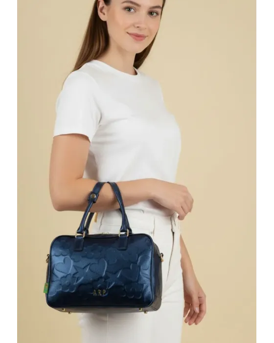 Bolso Bowling Agatha Ruiz de la Prada | Bolso Metalizado Relieve