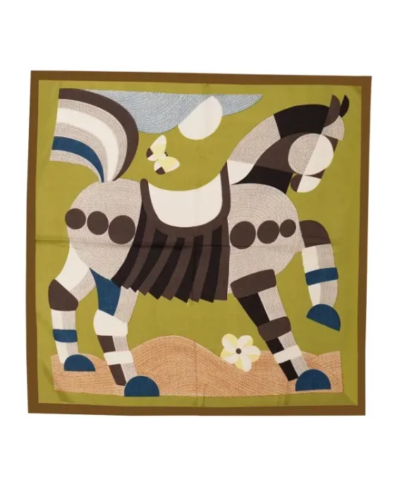 Pañuelo Bandana Pepe Moll Shannia Green | Foulard Cuadrado Verde
