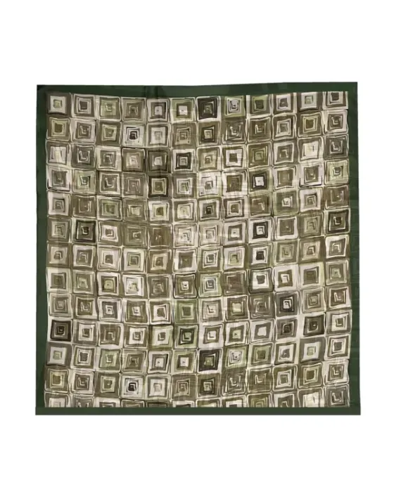 Pañuelo Estampado Pepe Moll Shannia Green | Chal XL Verde 90x180