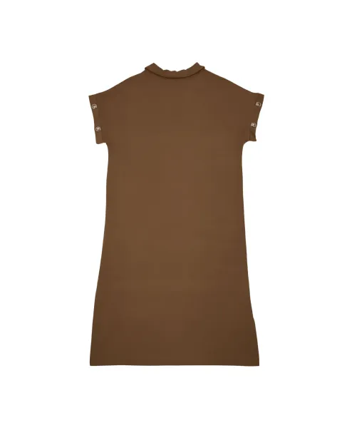 Vestido Polo Camel Lolitas&L | Detalles Militares Dorados