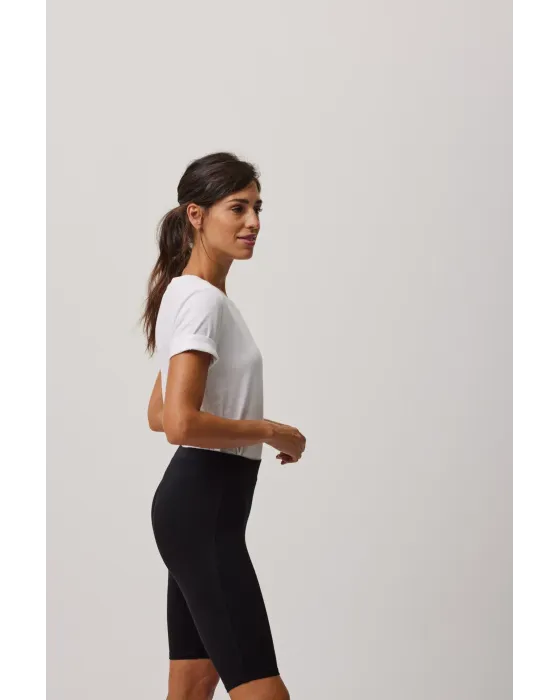 Leggings Cortos Ysabel Mora Cotton Nature Negro 2