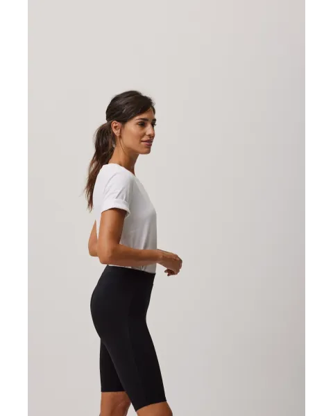 Leggings Cortos Ysabel Mora Cotton Nature Negro