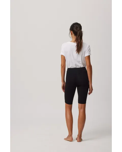 Leggings Cortos Ysabel Mora Cotton Nature Negro