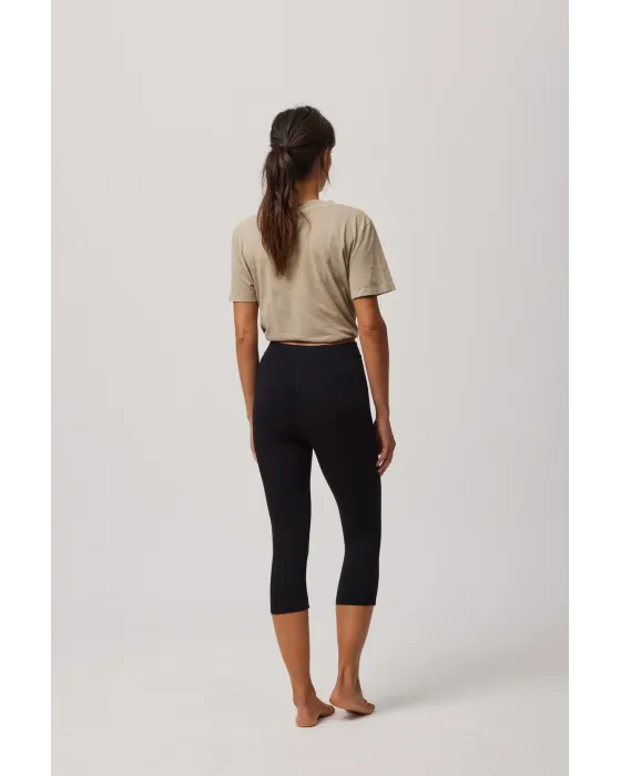 Leggings Pirata Ysabel Mora Cotton Nature Negro