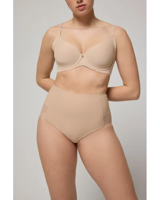 Braguita Alta Reductora Ysabel Mora Tul Nude | Invisible