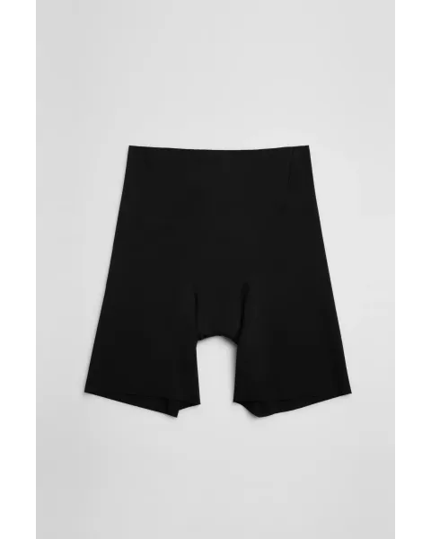 Culotte Antirroce Ysabel Mora Láser Algodón Negro | Sin Costuras