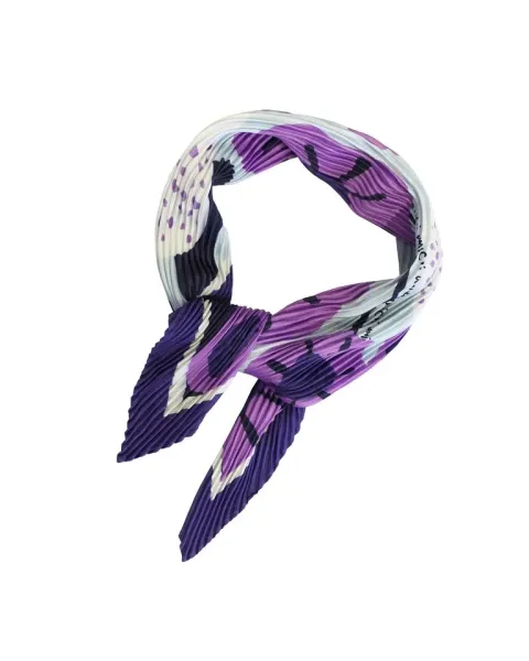 Pañuelo Amichi Estampado Floral Silvestre Ribete Fucsia | Cuadrado
