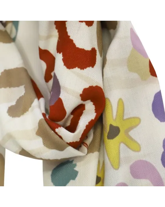 Pañuelo Amichi Mix Leopard & Flowers Multicolor | Estilo Boho