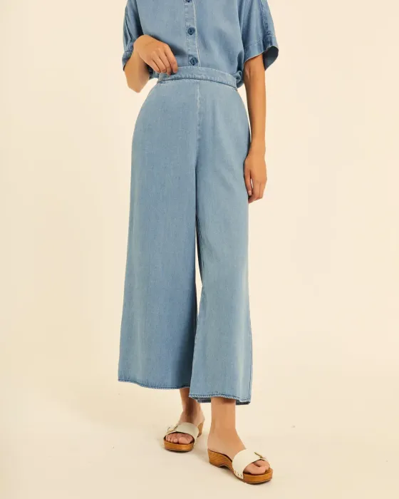 Pantalón Ancho Pepaloves Denim | 100% Tencel Sostenible | Maldita