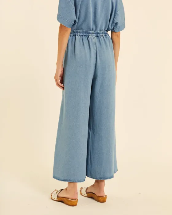 Pantalón Ancho Pepaloves Denim | 100% Tencel Sostenible | Maldita