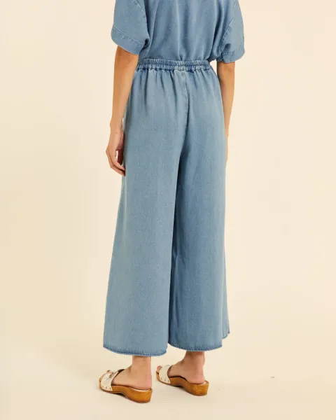 Pantalón Ancho Pepaloves Denim | 100% Tencel Sostenible | Maldita