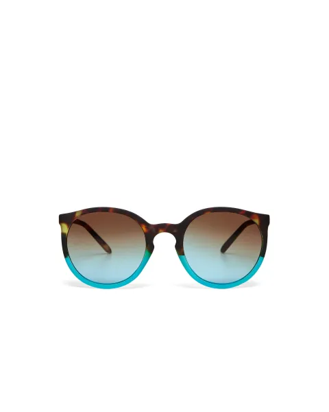 Gafas de Sol Okkia Berlino Habana y Azul | Montura Soft Touch y Filtro UV 400 | Maldita