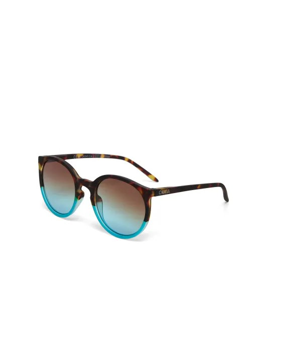 Gafas de Sol Okkia Berlino Habana y Azul | Montura Soft Touch y Filtro UV 400 | Maldita