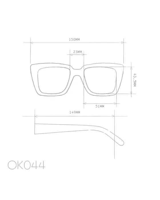 Gafas de Sol Okkia Elba Classic Havana | Montura Carey Soft Touch UV 400 | Maldita
