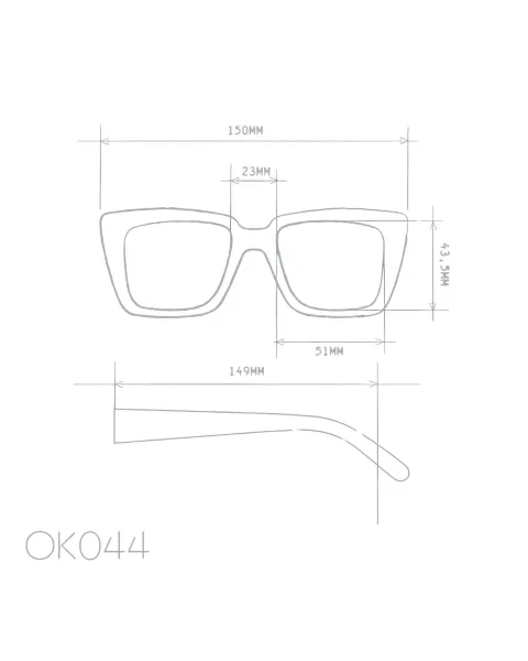Gafas de Sol Okkia Elba Classic Havana | Montura Carey Soft Touch UV 400 | Maldita