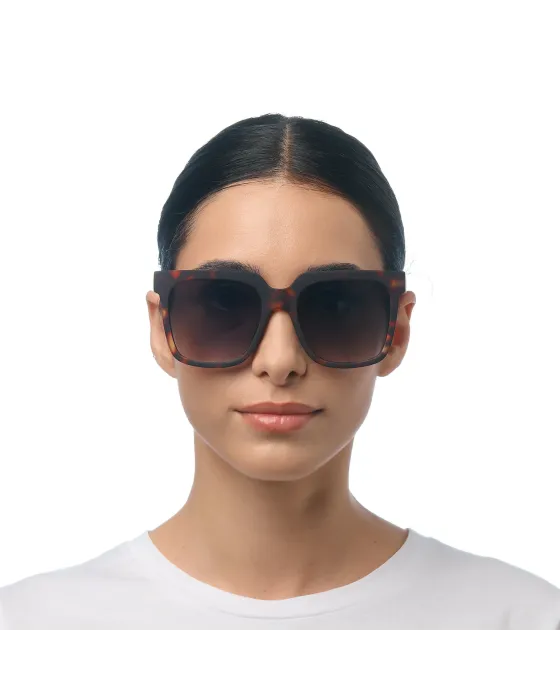 Gafas de Sol Okkia Roma Classic Havana Lentes Verdes | Montura Soft Touch UV 400 | Maldita 2