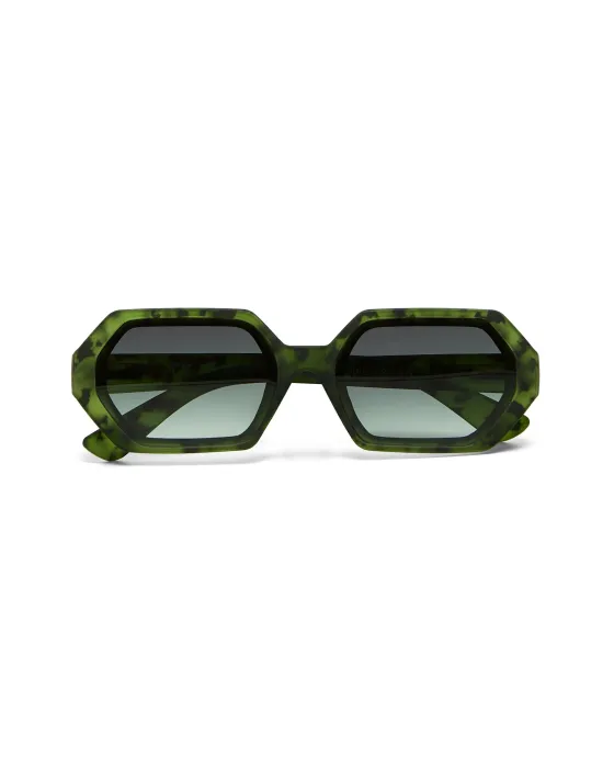 Gafas de Sol Okkia Andrea Kale Havana | Montura Cuadrada Soft Touch UV 400 | Maldita