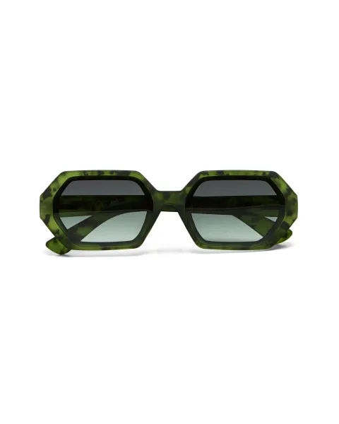 Gafas de Sol Okkia Andrea Kale Havana | Montura Cuadrada Soft Touch UV 400 | Maldita