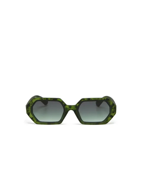 Gafas de Sol Okkia Andrea Kale Havana | Montura Cuadrada Soft Touch UV 400 | Maldita
