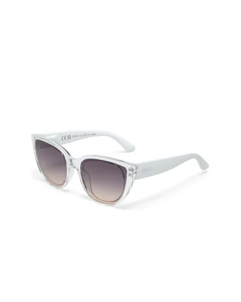 Gafas de Sol Okkia Silvia Clear Lentes Negras | Montura Transparente Soft Touch UV 400 | Maldita