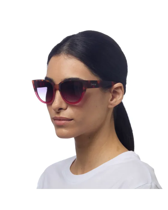 Gafas de Sol Okkia Silvia Habana Rosa | Montura Carey Rosa Soft Touch UV 400 | Maldita