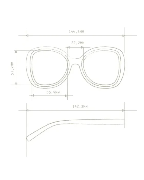 Gafas de Sol Okkia Anna Clear Lentes Negras | Montura Transparente Soft Touch UV 400 | Maldita