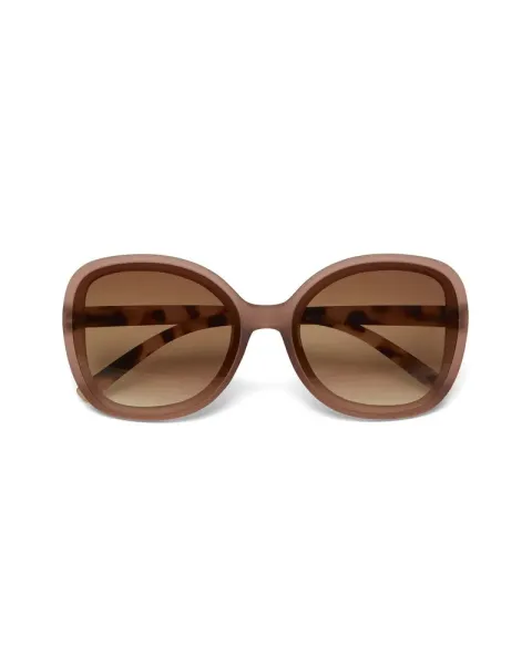 Gafas de Sol Okkia Anna Pink Havana | Montura Redonda Soft Touch UV 400 | Maldita