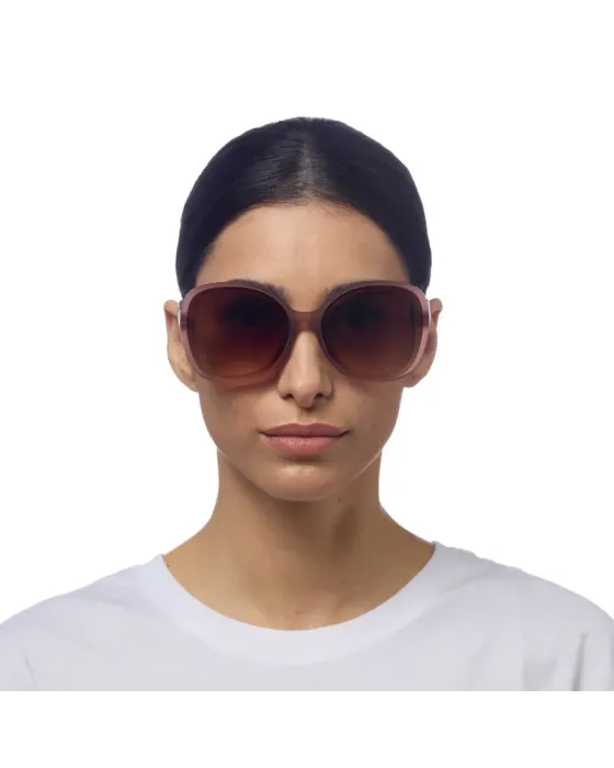 Gafas de Sol Okkia Anna Pink Havana | Montura Redonda Soft Touch UV 400 | Maldita 2