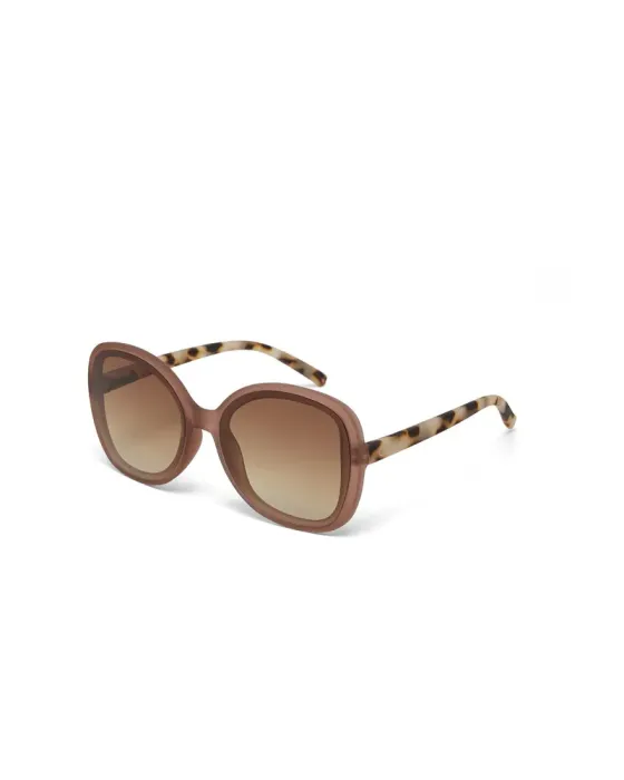 Gafas de Sol Okkia Anna Pink Havana | Montura Redonda Soft Touch UV 400 | Maldita