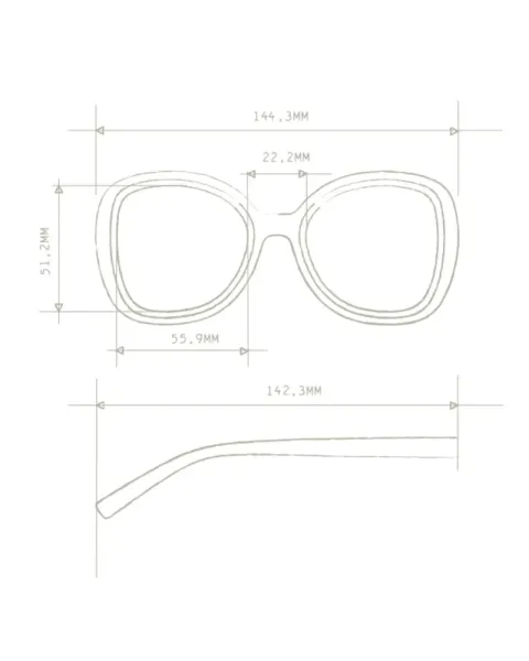 Gafas de Sol Okkia Anna Pink Havana | Montura Redonda Soft Touch UV 400 | Maldita