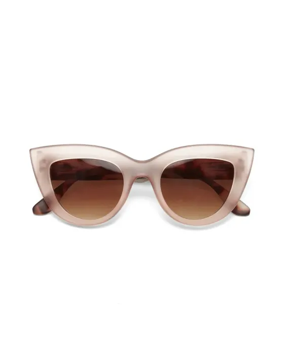 Gafas de Sol Okkia Claudia Pink Havana | Estilo Cat Eye Soft Touch UV 400 | Maldita