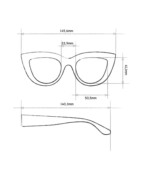 Gafas de Sol Okkia Claudia Pink Havana | Estilo Cat Eye Soft Touch UV 400 | Maldita